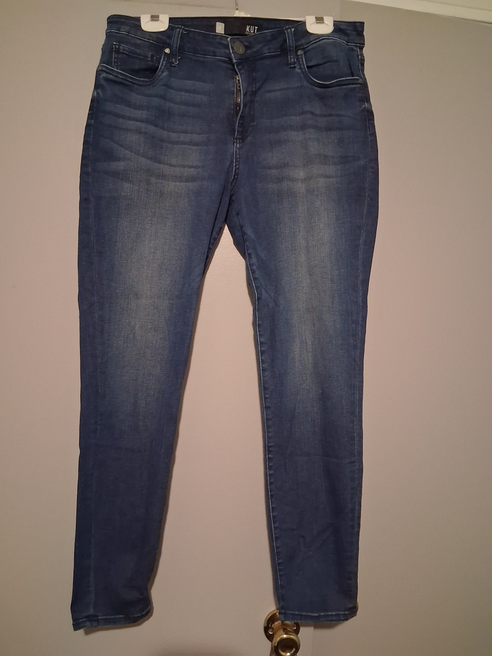 KUT from the Kloth Donna High-Rise Fab Ab Ankle Skinny
